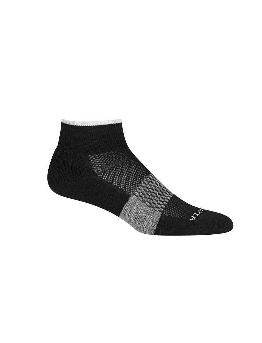 Chaussettes Icebreaker Merino Multisport Light Mini Femme Noir Blanche | FR 1416RVDW